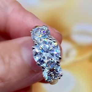 5ct moissanite ring with certificate